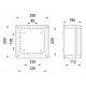 Коробка розподільча пластикова Z3 W 3-3-3-3 IP55 (250*250*186)