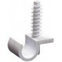 Кліпса e.pipe.uni.clip.stand.18 для труби д.18 універсальна з дюбелем