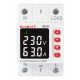 Реле контролю напруги та струму однофазне 40А e.control.pro.vc40