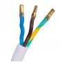 Шнур з вилкою e.wire.plug.white.1,5, 3х1,5, 1,2м, білий