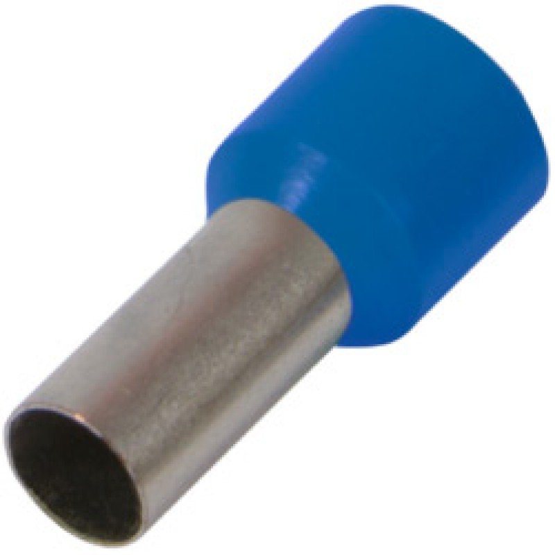 Ізольований наконечник втулковий e.terminal.stand.e6012.blue 6,0 кв.мм, синій