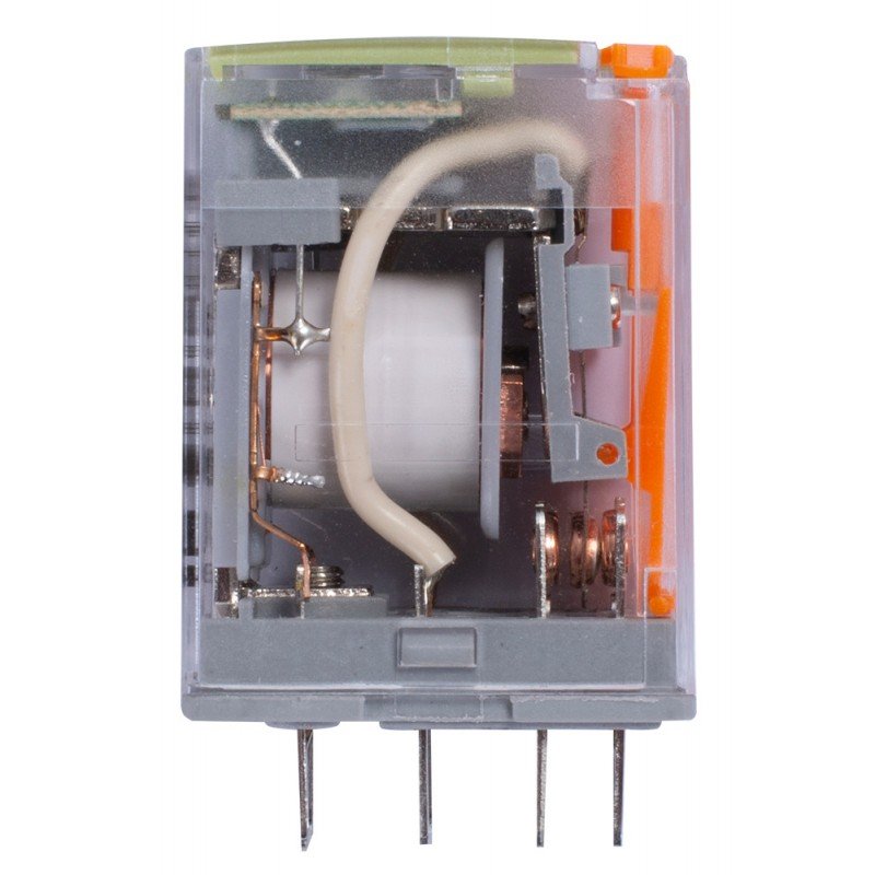 Реле проміжне e.relay.pro.10.2.24DC, 10А, 2 групи контактів, котушка 24В DC