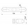 Лампа метало-галогенова e.lamp.mhl.rх7s.150, патрон rх7s, 150Вт