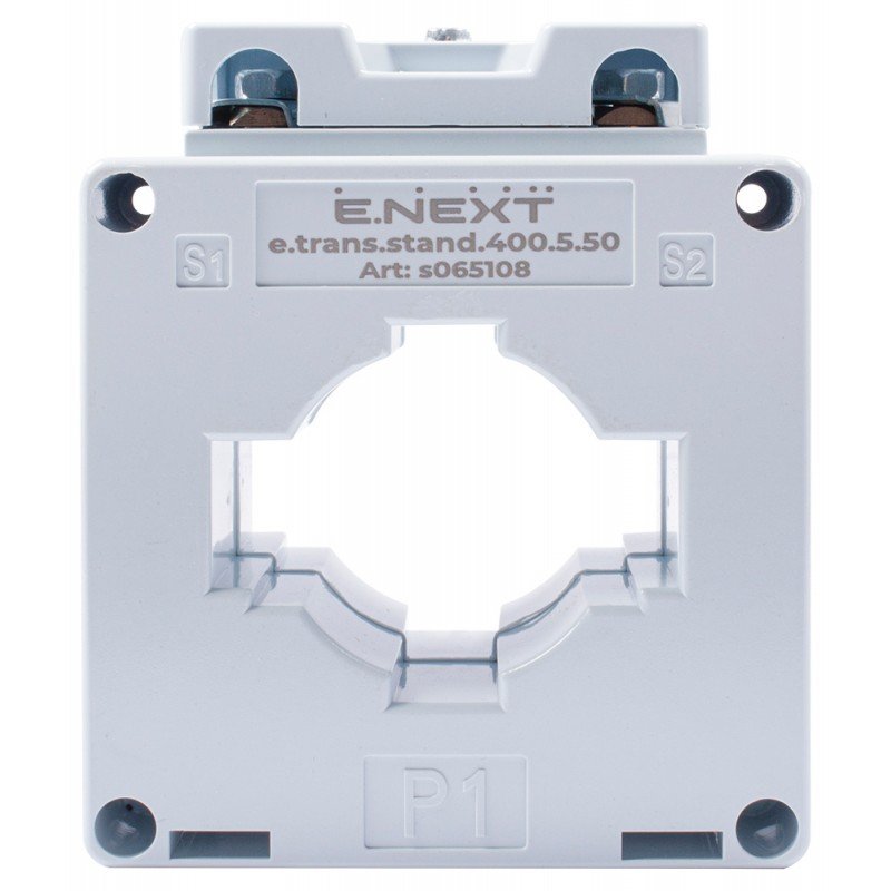 Трансформатор струму вимірювальний e.trans.stand.400.5.50, 400/5 А, клас 0,5, габарит 50