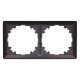 Рамка e.lux.10044L.2.fr.anthracite 2-містна, "антрацит"