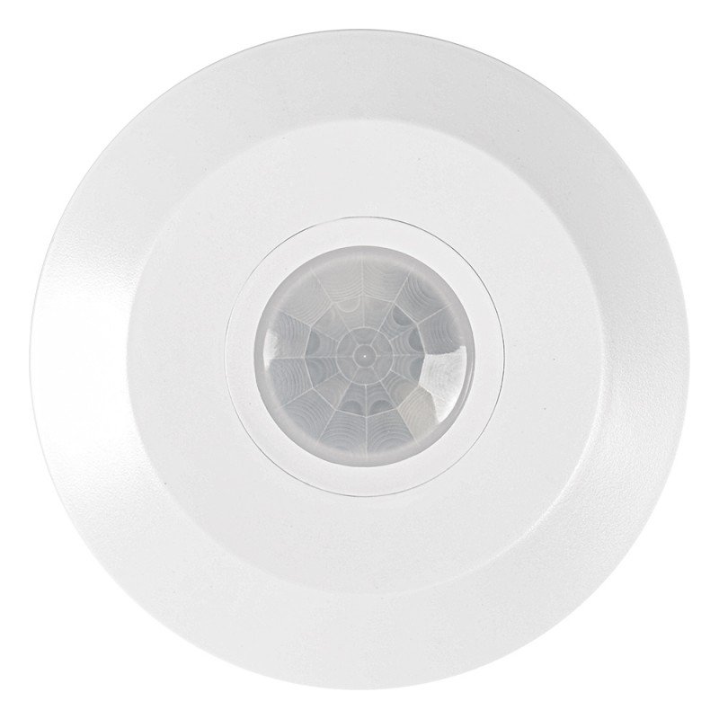 Датчик присутності інфрачервоний стельовий e.sensor.presence.pir.05.white(білий), 360°, IP20