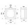 Коробка розподільча пластикова Z3 W 1-3-3-4 IP55 (250*250*186)