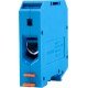 Клемна колодка набірна на DIN-рейку e.tc.din.pro.50.blue, синя, з кришкою