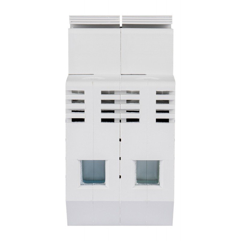 Утримувач запобіжника на DIN-рейку e.fuse.gpv.1038.h2, gPV, під запобіжник 10х38, 2р, 32А