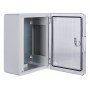 Корпус з ABS-пластику e.plbox.pro.p.40.30.21.tr з прозорими дверцятами 400x300x210мм ІР65