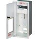 Шафа розподільна e.mbox.RW-1-P-Z/О металічна, що вбудовується, під 1-ф. лічильник, 6 мод., з замком, з віконцем, 395х175х165 мм
