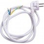 Шнур з вилкою e.wire.plug.white.1,5, 3х1,5, 1,2м, білий