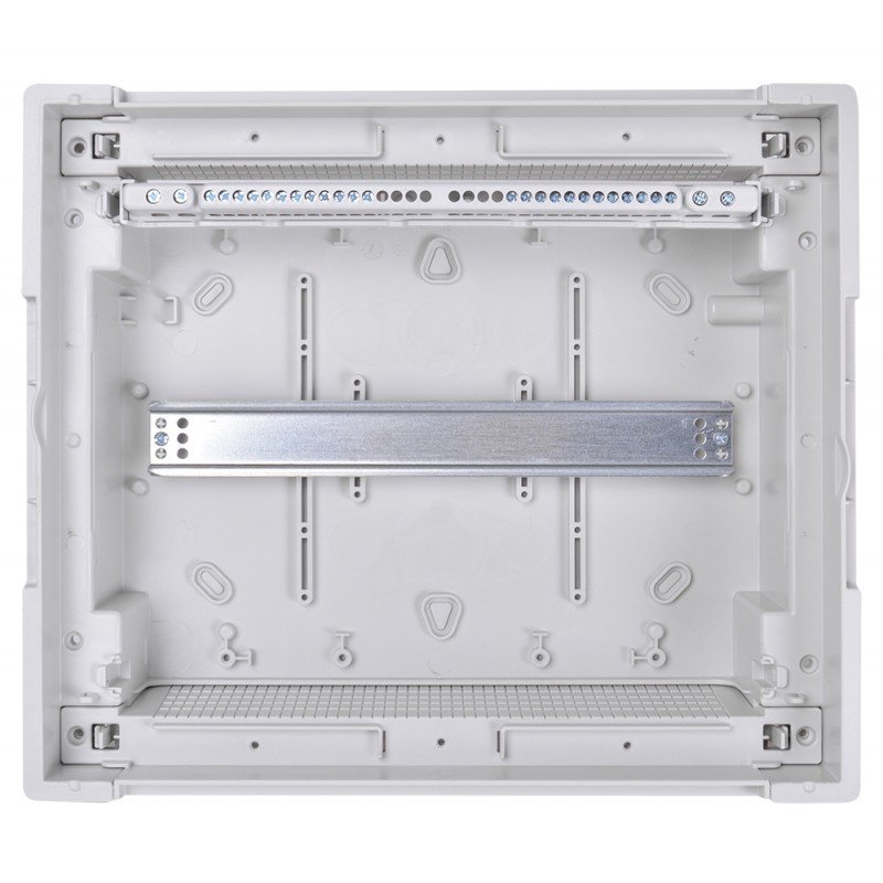 Корпус пластиковий на 14 модулів e.plbox.industrial.w.14 вбудованний, IP40