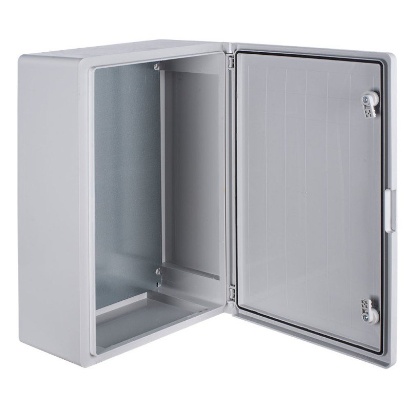 Корпус з ABS-пластику e.plbox.pro.p.70.50.25 з непрозорими дверцятами 700x500x250мм ІР65