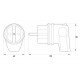 Вилка кутова каучукова e.plug.rubber.angle.027.16, з з/к, 16А