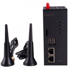IoT шлюз CBOX-E 24В 2 COM 2 LAN 2 USB Wi-Fi Global 4G Web API MQTT OPC UA Voice