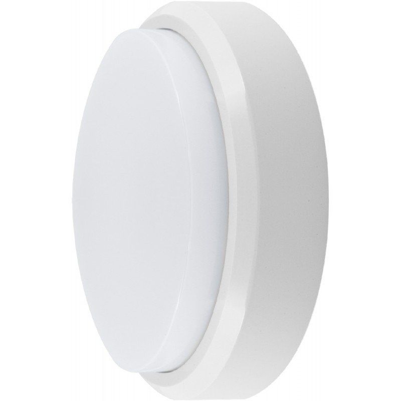 Світильник світлодіодний вологозахищений e.LED.rondo.8.6500.white, 8Вт, 6500К, IP54, білий
