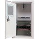 Корпус e.mbox.stand.w.f1.08.z.е металевий, під 1-ф. електронний лічильник, 8 мод., що вбудовується, з замком.