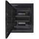 Корпус пластиковий на 24 модулів e.plbox.pro.n.24b.black навісний, чорний з непрозорими дверцятами IP40