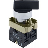 Перемикач e.mb.bj33 на 3 фіксованих положення "1-0-2" подовжена рукоятка, 2NO