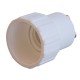 Перехідник e.lamp adapter.GU10/Е14.white, з патрону GU10 на Е14, пластиковий