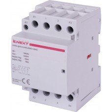 Модульний контактор e.mc.pro.4.40.2NO+2NC, 4р, 40А, 2NO+2NC, 220В