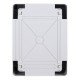 Корпус з ABS-пластику e.plbox.pro.p.33.25.14.tr з прозорими дверцятами 330x250x140мм ІР65