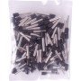 Ізольований наконечник втулковий e.terminal.stand.e4018.black 4,0 кв.мм, чорний, 100шт