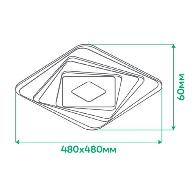 Світлодіодний світильник Ardero AL6112ARD 90W OMEGA