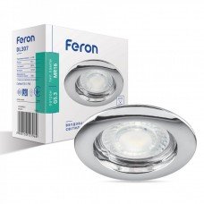 Вбудований світильник Feron DL307 хром