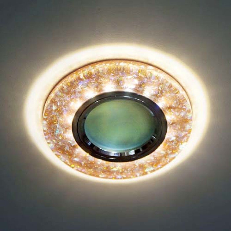 Вбудований світильник Feron 8585-2 з LED підсвічуванням