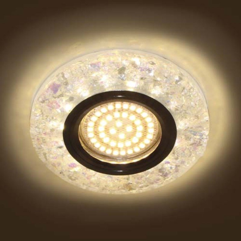 Вбудований світильник Feron 8585-2 з LED підсвічуванням
