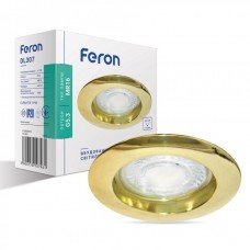Вбудований світильник Feron DL307 золото