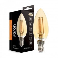 Світлодіодна лампа Feron LB-58 золото 4 E14 2200K