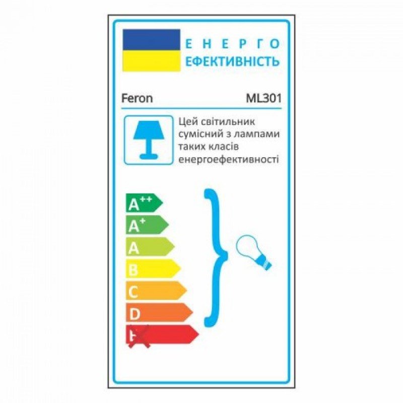 Світильник Feron ML301 білий