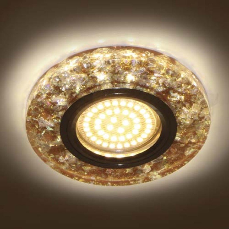 Вбудований світильник Feron 8585-2 з LED підсвічуванням