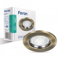 Вбудований світильник Feron DL10 античне золото