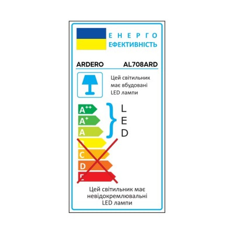 Накладний світлодіодний світильник Ardero AL708ARD 18W