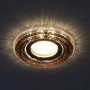 Вбудований світильник Feron CD877 з LED підсвічуванням прозорий