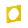 Рамка-супорт VH для установки пристрою CEE d=70мм, жовта / ПА