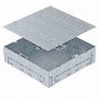 Монтажна коробка BOX9, 246x246мм, h=70-100mm / цинк.сталь