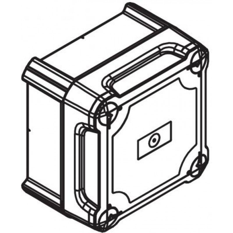 Коробка розподільча Т-серії без кабельних вводів з високою кришкою, 114х114х74, ІР66, ультрафіолетостійкий, ударостійкий поліпропілен