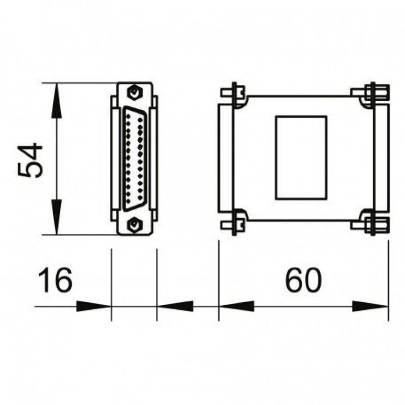 Обмежувач перенапруг для "Pin 1-25" SD9-V24/1