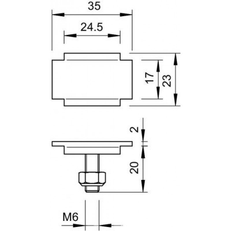 Фіксатор C - подібного дротяного лотка, FT (2,5-10 мкм)