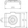 Притискна пластина для дротяного лотка, G (2,5-10 мкм)