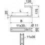 Кронштейн TP 145мм для дротяного лотка, FS (18-22 мкм)