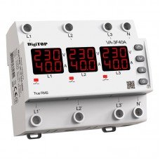 Реле напруги з контролем струму – VA-3F40A M6R