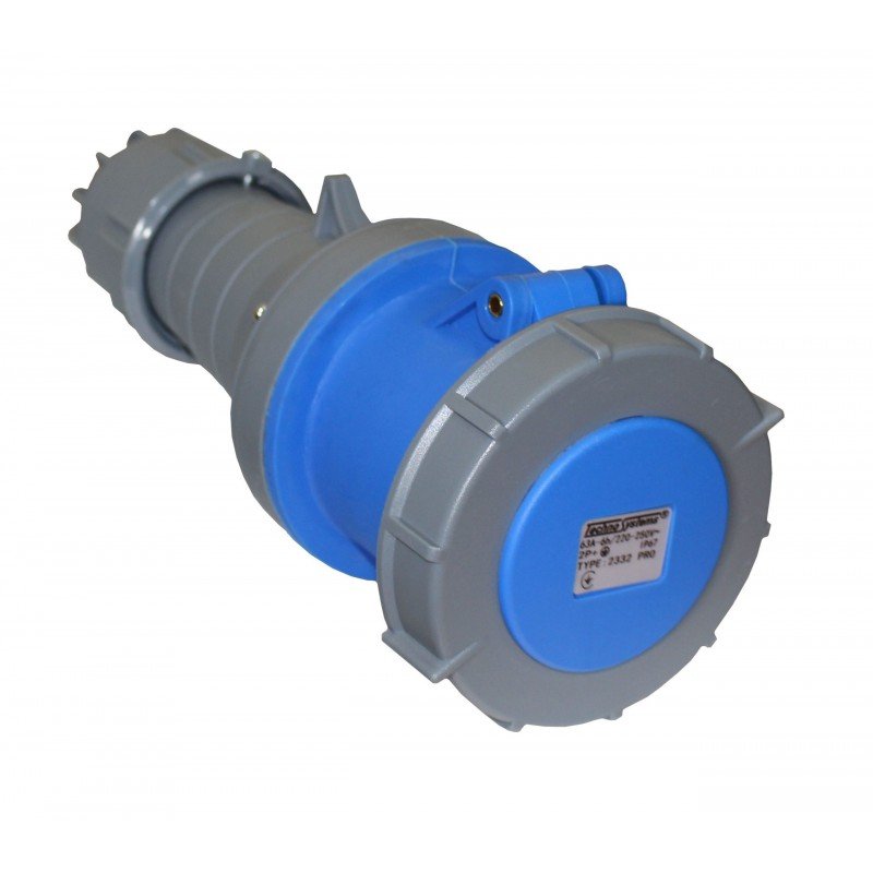 Розетка 2332 PRO переносна 2Р+PЕ 63А 220В IP67 TNSy