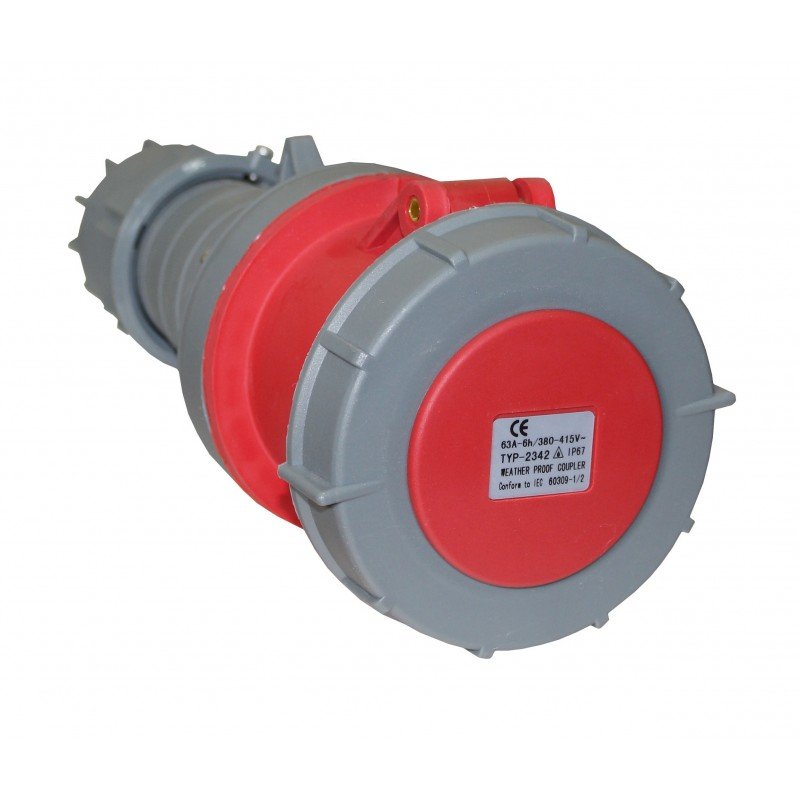 Розетка 2342 PRO переносна 3Р+РЕ 63А 380В IP67 TNSy