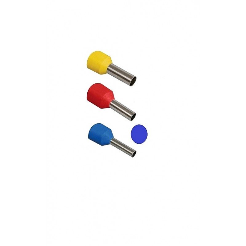 Наконечник гільза Е7512 0,75мм2 синій TNSy